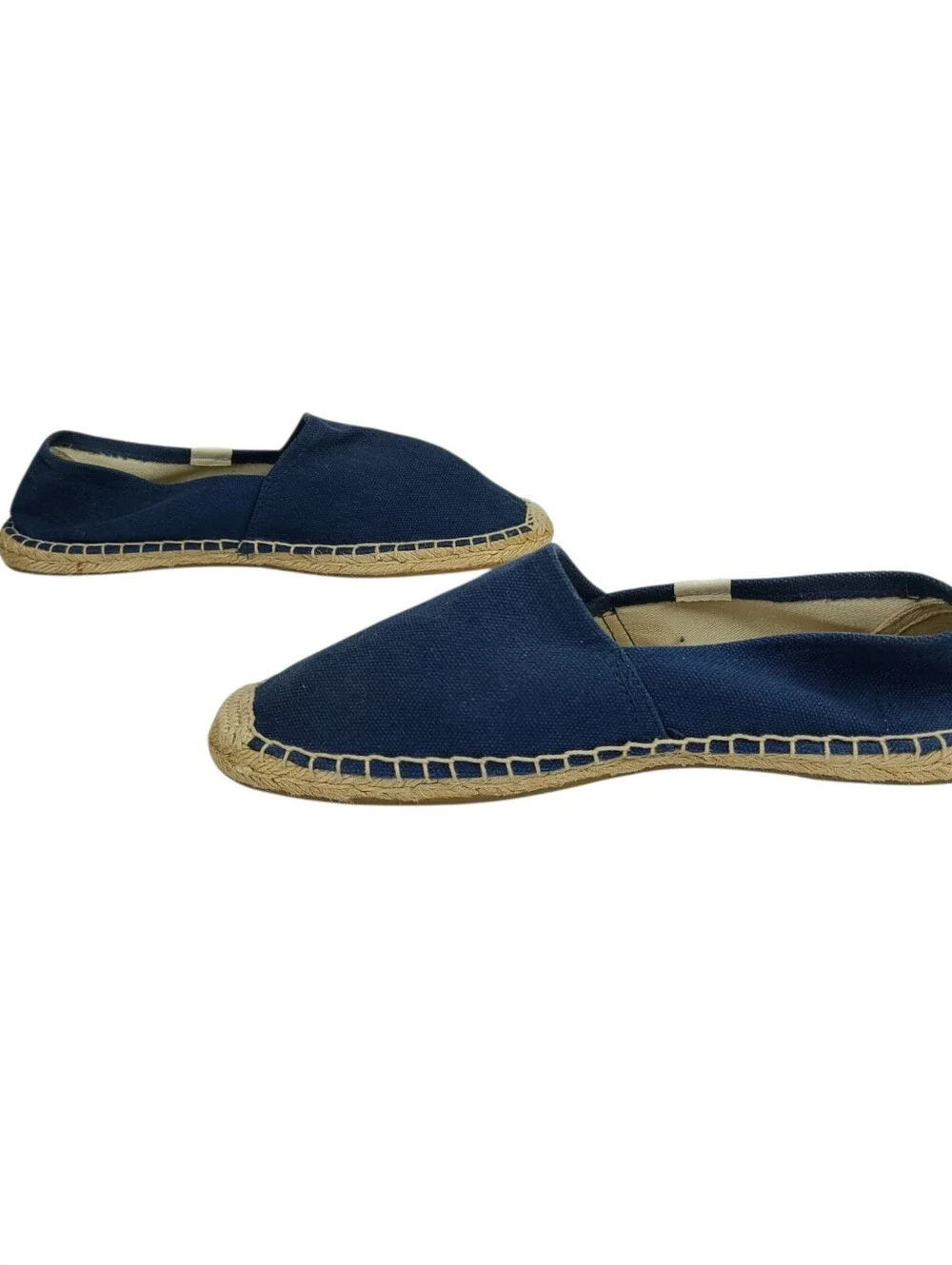 Soludos Blue Cotton Canvas Slip-on Espadrilles Women's Size 9